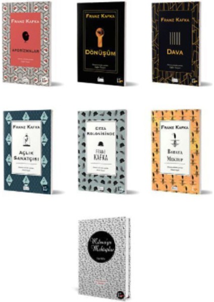 Franz Kafka (Bez Ciltli) Seti - (7 Kitap)