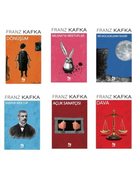 Kafka Set (Açlık Sanatçısı Babaya Mektup Bir Mücadelenin Tasviri Dava Dönüşüm Milenaya Mektuplar) fiyatları