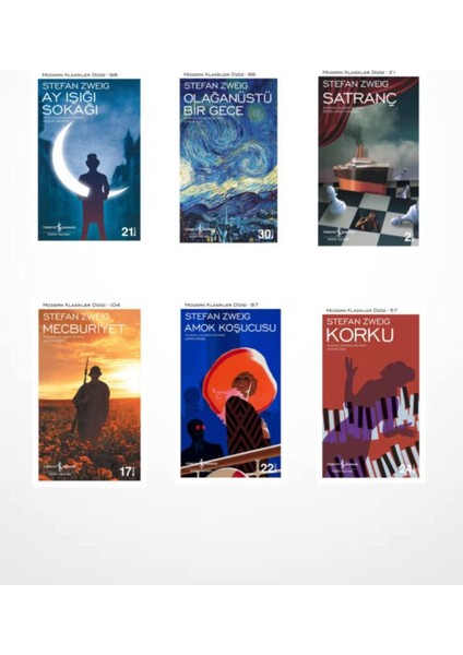 Ay Işığı - Olağanüstü Bir Gece -Satranç - Mecburiyet - Amok Koşucusu - Korku (Stefan Zweig)