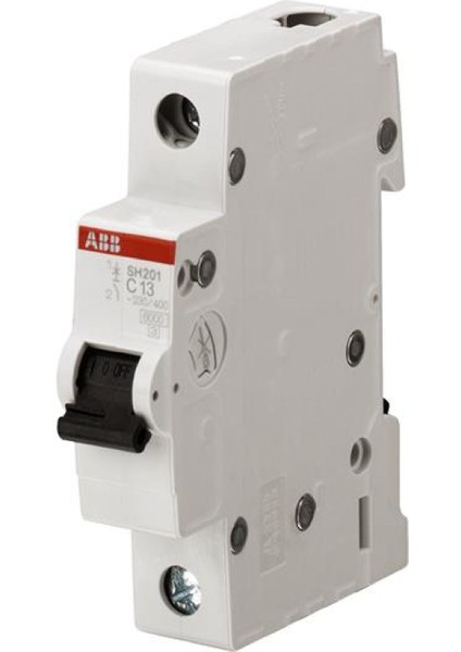 SH201-C25 C-25A/6KA,1-KUTUP,RAY Sigorta