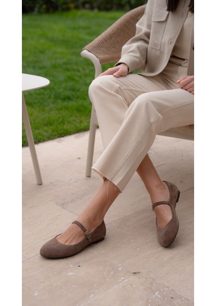 Kostas Kahve Süet Hakiki Deri Babet modelleri