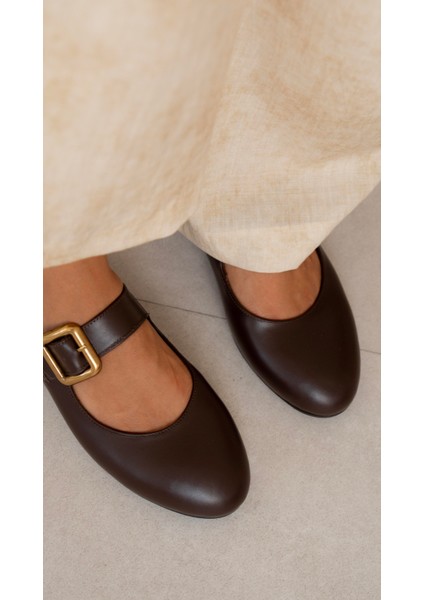 Coala Kahve Hakiki Deri Babet