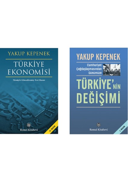 Türkiye'nin Değişimi - Türkiye Ekonomisi / 2 Kitap Set - Yakup Kepenek - Olgu Kitabevi