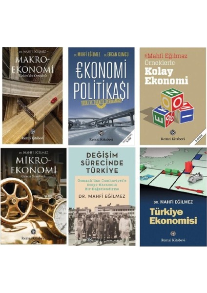 Makroekonomi - Mikroekonomi - Kolay Ekonomi - Değişim Sürecinde Türkiye /6 Kitap - Mahfi Eğilmez