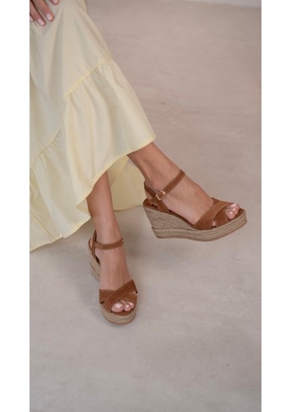 Kuzma Taba Süet Hakiki Deri Sandalet indirimleri