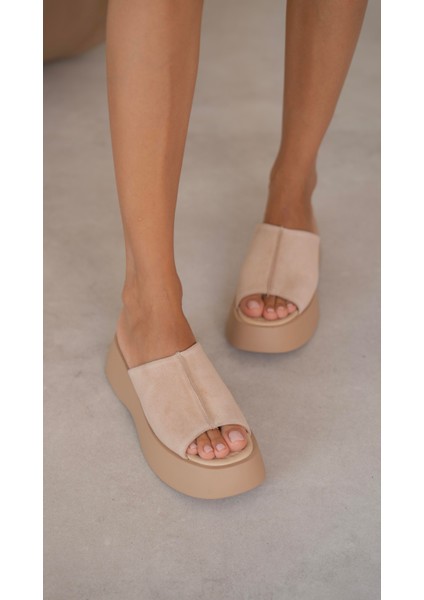 Sterlin Pudra Süet Hakiki Deri Terlik fiyatları