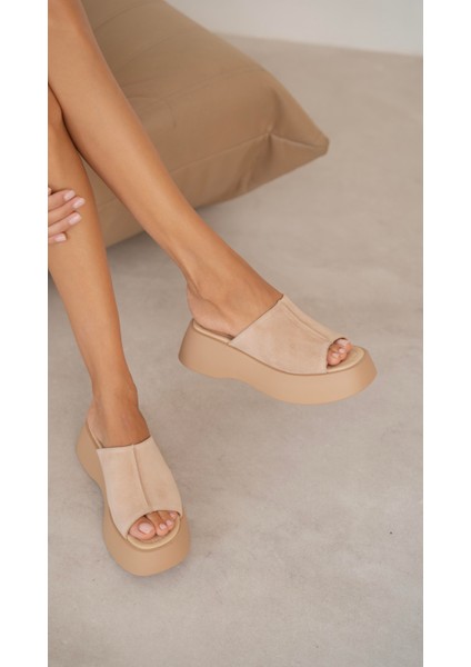 Sterlin Pudra Süet Hakiki Deri Terlik fırsatları