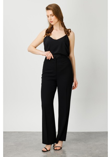 Moda Ilgi Kadın Büyük Beden Süs Cep Detaylı Pantolon 3501 Siyah fiyatları