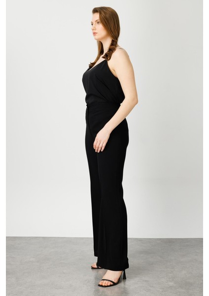 Moda Ilgi Kadın Büyük Beden Süs Cep Detaylı Pantolon 3501 Siyah modelleri