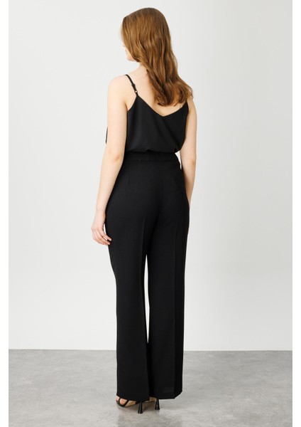 Moda Ilgi Kadın Büyük Beden Süs Cep Detaylı Pantolon 3501 Siyah fırsatları