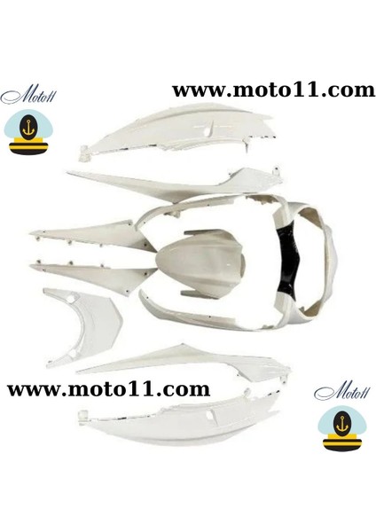 Newlight 125 Beyaz Grenaj Kaporta Seti | MOTO11