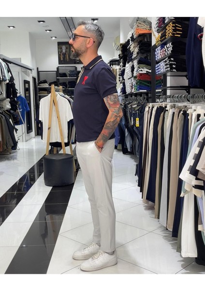 Power Likralı Non Iron Slim Fit Erkek Kumaş Pantolon