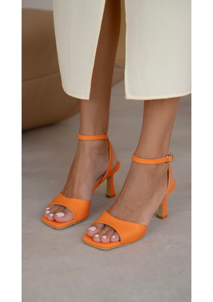 Winsdor Turuncu Topuklu Ayakkabı indirimleri