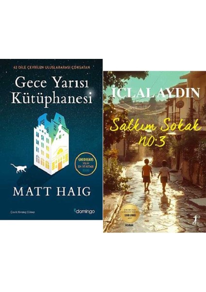Gece Yarısı Kütüphanesi + Salkım Sokak No:3 / 2 Kitap Set