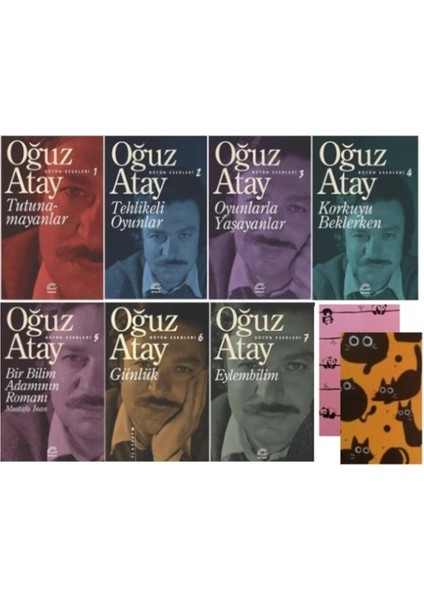 Oğuz Atay Tutunamayanlar - Tehlikeli Oyunlar - 7 Kitap Set - Defter Hediye