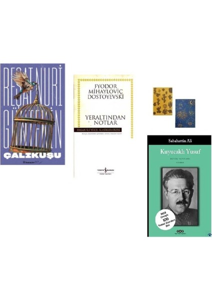 Çalıkuşu -Yeraltından Notlar - Kuyucaklı Yusuf ( 2 Defter Hediye)