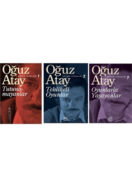 Oğuz Atay Üç Kitap Seti Ciltsiz 300 Sayfa Türkçe Eserler
