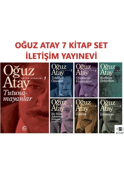 Oğuz Atay 7 Kitap Set Tutunamayanlar-Tehlikeli Oyunlar-Korkuyu Beklerken