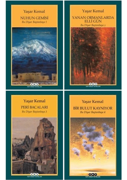 Bu Diyar Baştanbaşa 4 Kitap Set - Yaşar Kemal