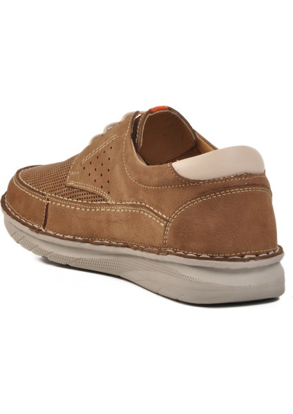 Kum Nubuk Hakiki Deri Erkek Günlük Ayakkabı 2627 M fırsatları