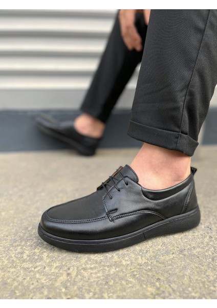 JET-0510 Clasica Bağcıklı Cilt Erkek Günlük Klasik Ayakkabı Cst - Siyah modelleri