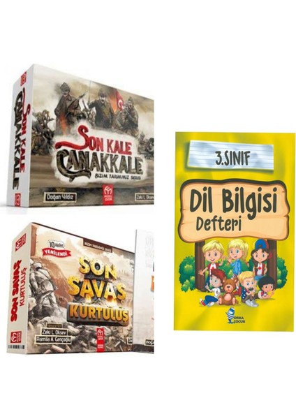 Son Kale Çanakkale ve Son Savaş Kurtuluş Hikaye ve Dil Bilgisi Defteri