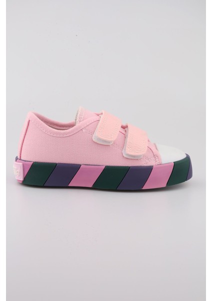Yeni Sezon Renkli Tabanlı Pembe Kız Çocuk Spor Ayakkabı | Işıklı, Hafif, Ortopedik Kız Çocuk Sneaker fırsatları