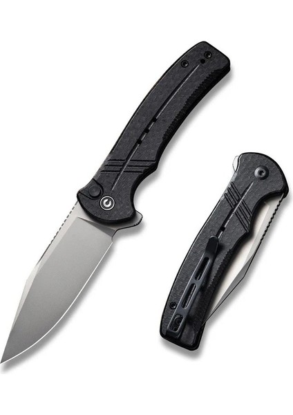 Cogent Flipper & Button Lock Knife Black Micarta Handle Çakı fiyatları