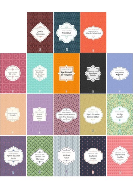 Nurullah Genç 18 Kitap Şiir Seti