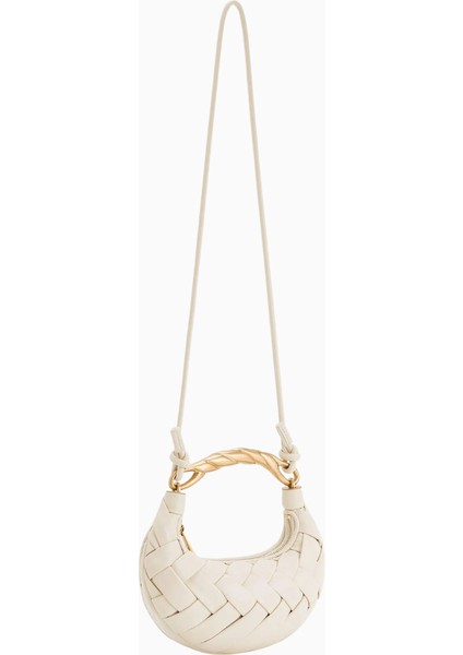 Jw Peı Beyaz Orla Weave Vegan Deri El Çantası fiyatları