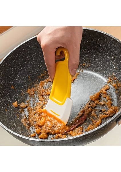 Iki Adet Silikon Bulaşık Kazıyıcı, Pratik ve Güçlü Temizlik Aracı