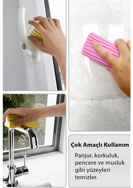 Nemli Silgi Sünger, Çok Amaçlı Temizlik, Toz Alma, Gri, Pratik ve Temizliğe Uygun fırsatları