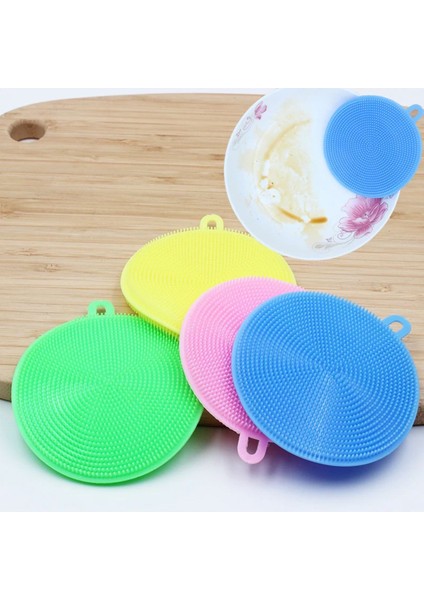 Tükenmeyen 4'lü Silikon Bulaşık Yıkama Fırçası Seti modelleri