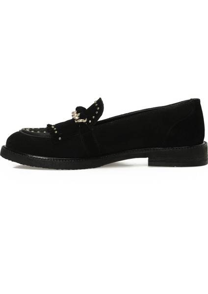 Umarro 5pr Siyah Kadın Loafer modelleri