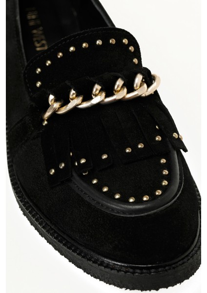 Umarro 5pr Siyah Kadın Loafer