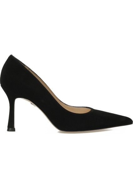 Rovasso 5pr Siyah Kadın Topuklu Ayakkabı