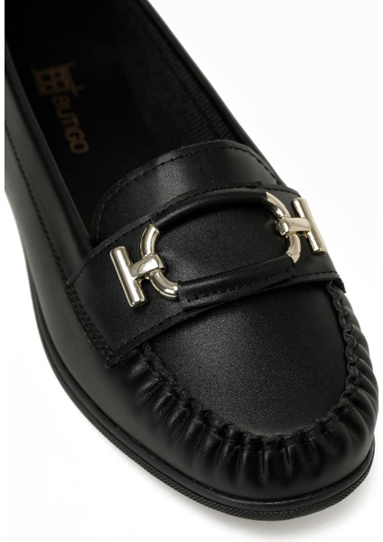 25K-2205 5pr Siyah Kadın Loafer