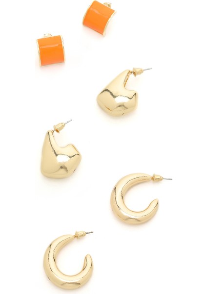 Daılyearıng 5fx Sarı Kadın Küpe