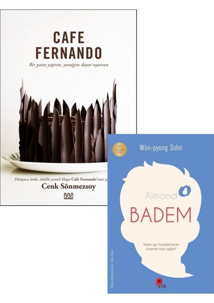 Cafe Fernando (Ciltli); Bir Pasta Yaptım, Yanağını Dayar Uyursun + Badem Kitabı Hediye