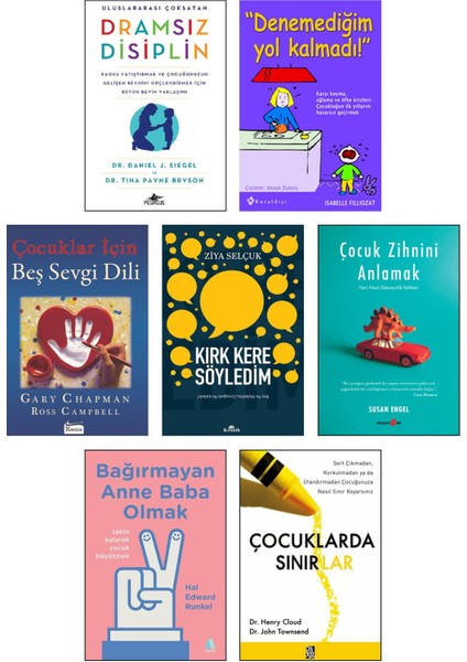 Çocuk Zihnini Anlamak Bağırmayan Anne Baba Olmak Çocuklarda Sınırlar Henry Cloud Daniel Siegel 7li S