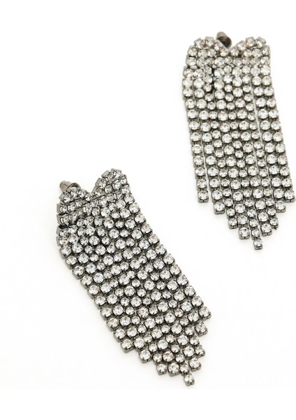 Shınyheart 5fx Gri Kadın Küpe