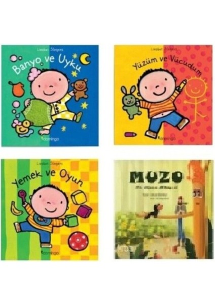 Dünyamı Keşfediyorum Serisi-Yemek ve Oyun-Yüzüm ve Vücudum-Banyo ve Uyku+Muzo Hikaye Kitabı Hediye fiyatları