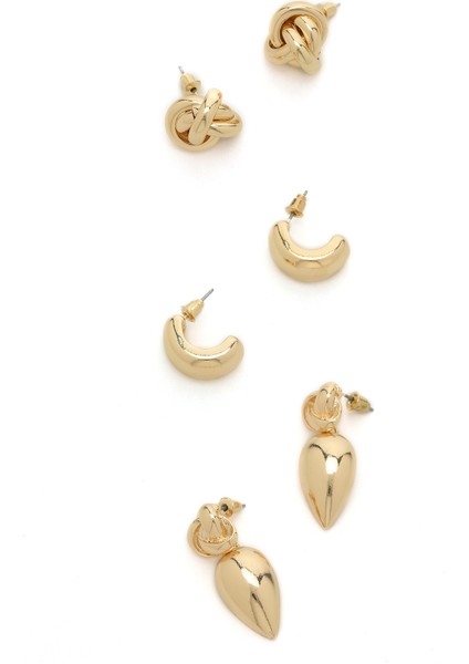 Burgy 5fx Sarı Kadın Küpe