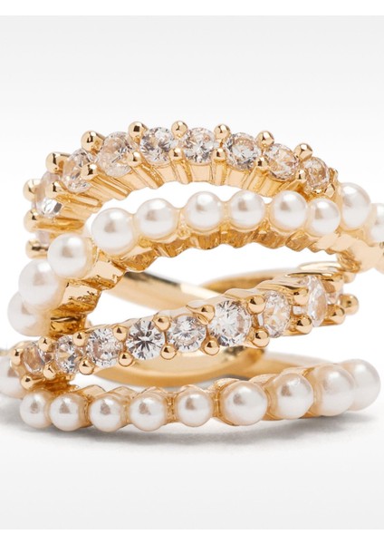 Zirkon Taşlı Çift Halka Efektli Küpe modelleri