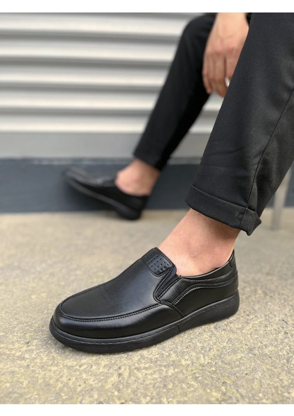 JET-0410 Classique Bağcıksız Cilt Erkek Günlük Klasik Ayakkabı Cst - Siyah modelleri