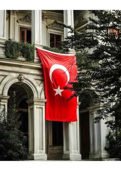 1 ADET Türk Bayrağı 500x750cm Raşel–120 G/m²|Dijital Baskı,Dış Mekan,Rüzgara Dayanıklı