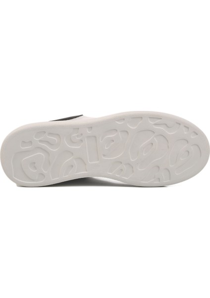 Beyaz-Siyah Hakiki Deri Erkek Sneaker Premium 02028 M indirimleri