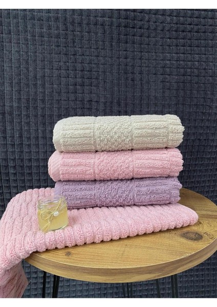 Atlas 3’lü El ve Yüz Havlu Seti – 50X90 cm %100 Pamuk, Yumuşak Dokulu, Örgü Desen. fırsatları