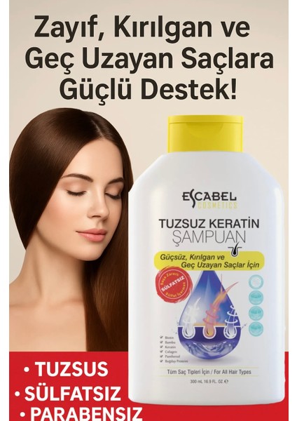 Tuzsuz Keratin Şampuanı 300 ml