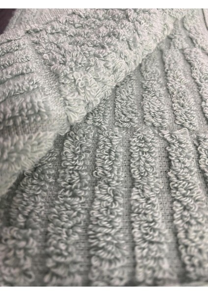 Atlas 3’lü El ve Yüz Havlu Seti – 50X90 cm %100 Pamuk, Yumuşak Dokulu, Örgü Desen. modelleri